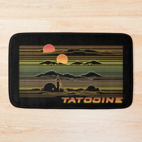 Item preview, Retro Desert Twin Suns Sci Fi Landscape designed and sold by ArtsB.