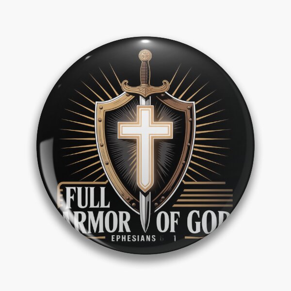 Item preview,  Full Armor Of God Christian Design | Ephesians 6:11 Sword Shield Cross designed and sold by EvolusionPro.