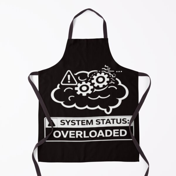 Item preview, System Status Overloaded Funny Tech Brain Design designed and sold by MS-DesignArt.
