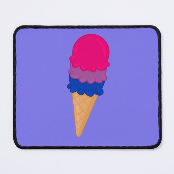 Item preview, Bisexual Pride Flag Ice Cream Cone designed and sold by Sahira820.