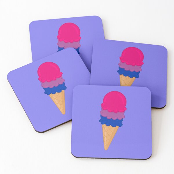 Item preview, Bisexual Pride Flag Ice Cream Cone designed and sold by Sahira820.