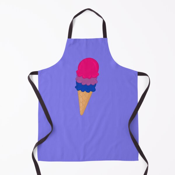 Item preview, Bisexual Pride Flag Ice Cream Cone designed and sold by Sahira820.
