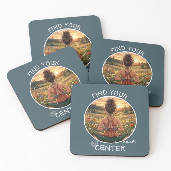 Item preview, Find Your Center - Yoga - Namaste designed and sold by LAJdesigns.