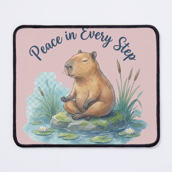 Item preview, The Zen Capy Peace in Every Step designed and sold by Brochamorocha.