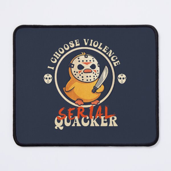Item preview, Serial Quacker Funny Duck Horror Parody designed and sold by ArtsB.