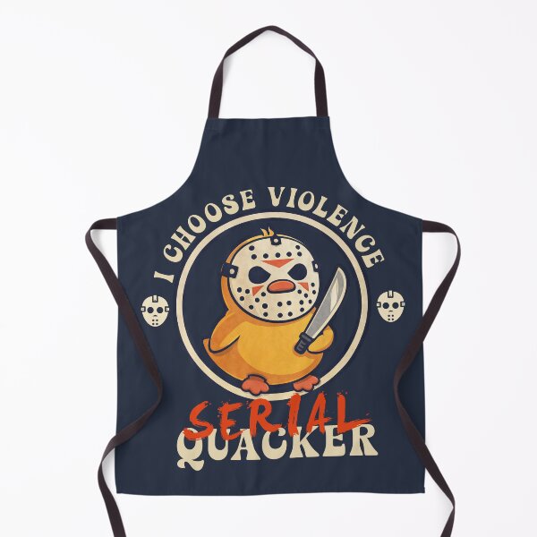 Item preview, Serial Quacker Funny Duck Horror Parody designed and sold by ArtsB.