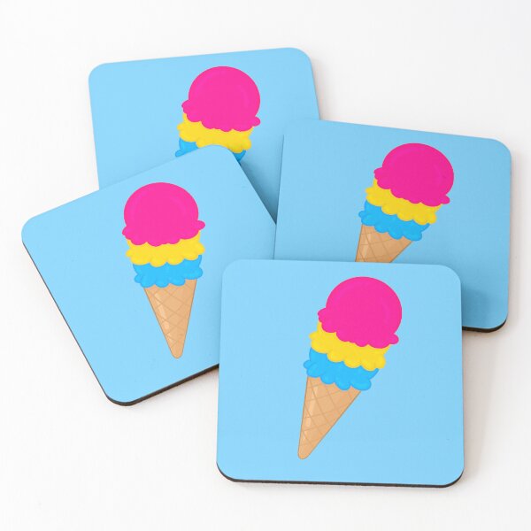 Item preview, Pansexual Pride Flag Ice Cream Cone designed and sold by Sahira820.