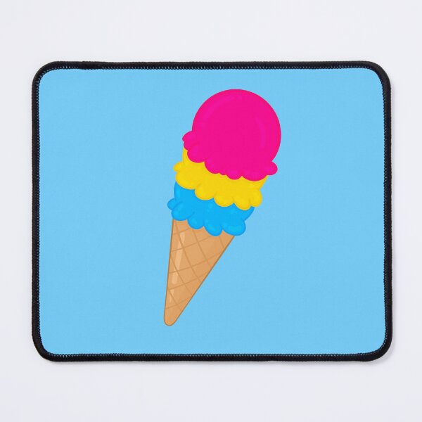 Item preview, Pansexual Pride Flag Ice Cream Cone designed and sold by Sahira820.