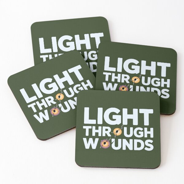 Item preview, Light Through Wounds - Trauma Growth Design designed and sold by ُEldalal-Design.