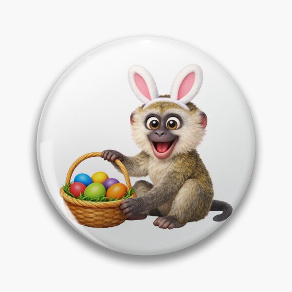 Item preview, Easter Vervet Monkey designed and sold by Sillytoe.