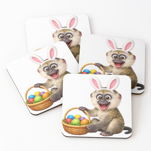 Item preview, Easter Vervet Monkey designed and sold by Sillytoe.