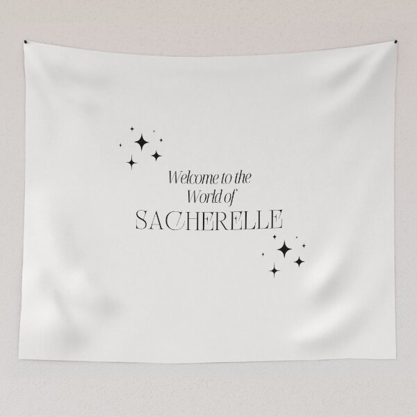 Item preview, Welcome To The World of Sacherelle. Victoria Wood Quote. designed and sold by DontKnowMuch.