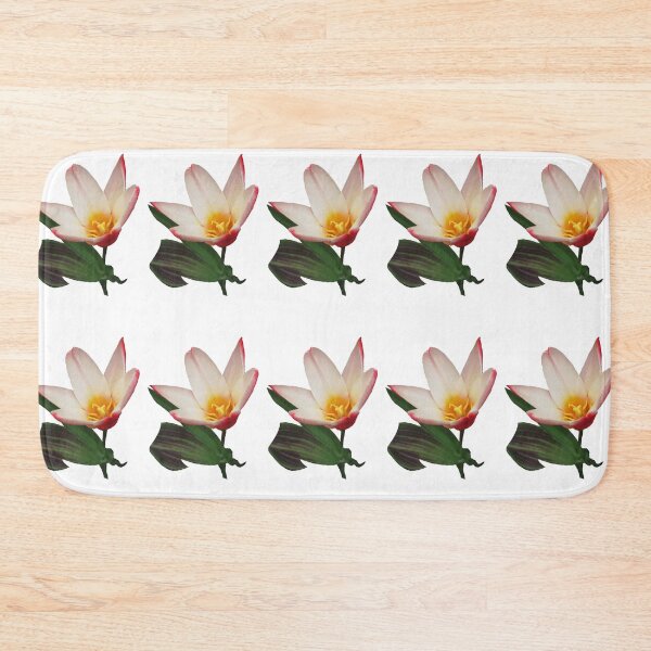 Item preview, White and red tulip blossoms isolated designed and sold by Enerjetal.