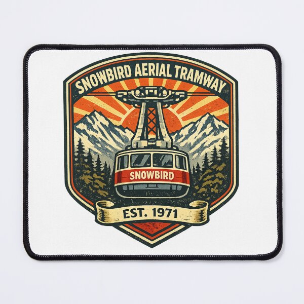 Item preview, Snowbird Aerial Tramway Vintage Mountain Badge designed and sold by Dresut.