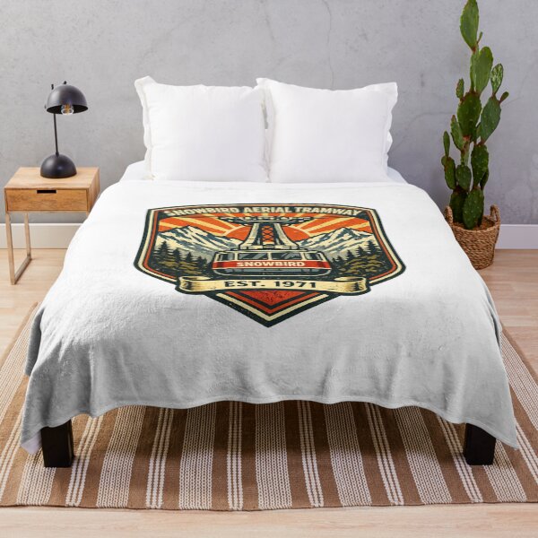 Item preview, Snowbird Aerial Tramway Vintage Mountain Badge designed and sold by Dresut.