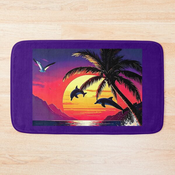 Item preview, Dolphins and sunset designed and sold by Creative Visualize.