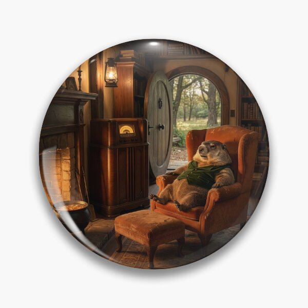 Item preview, Groundhog Keeps the Home Fires Burning designed and sold by Tridentulus.