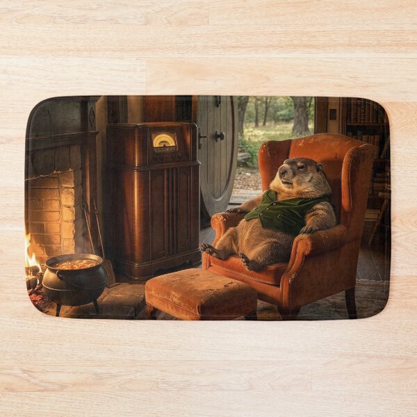 Item preview, Groundhog Keeps the Home Fires Burning designed and sold by Tridentulus.