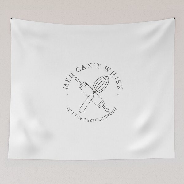 Item preview, Men Can't Whisk. Victoria Wood Quote. designed and sold by DontKnowMuch.