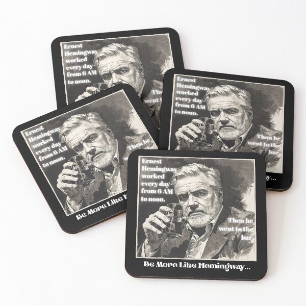 Item preview, BE LIKE ERNEST HEMINGWAY designed and sold by ActOutTees.