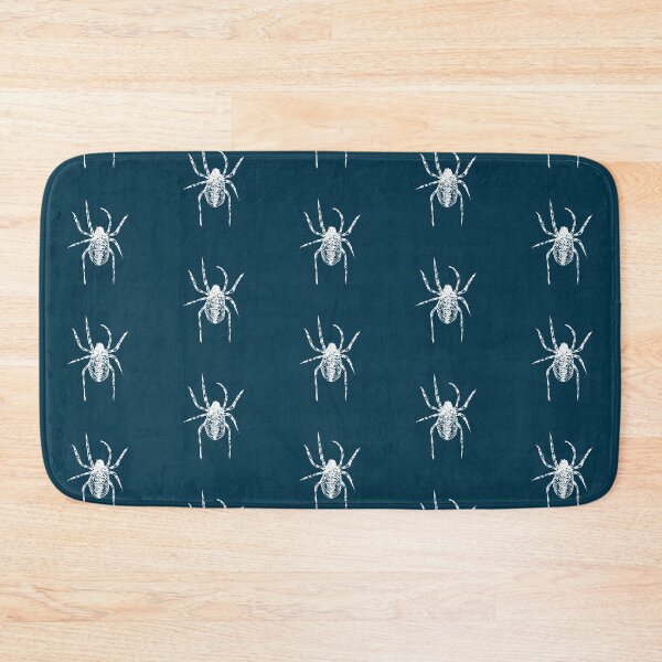 Item preview, Spider, Minimalist Handdrawn Ink Line Drawing Illustration, Midnight Blue designed and sold by SWSandraWechner.