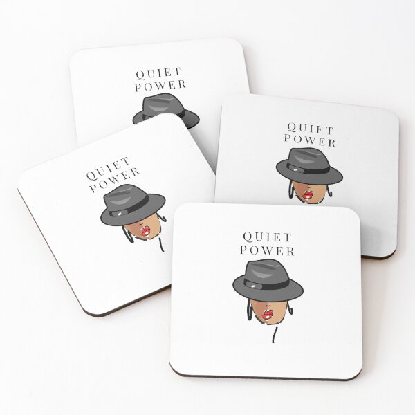 Item preview, Minimalist Woman Illustration Grey Hat Quiet Power designed and sold by baskamade.