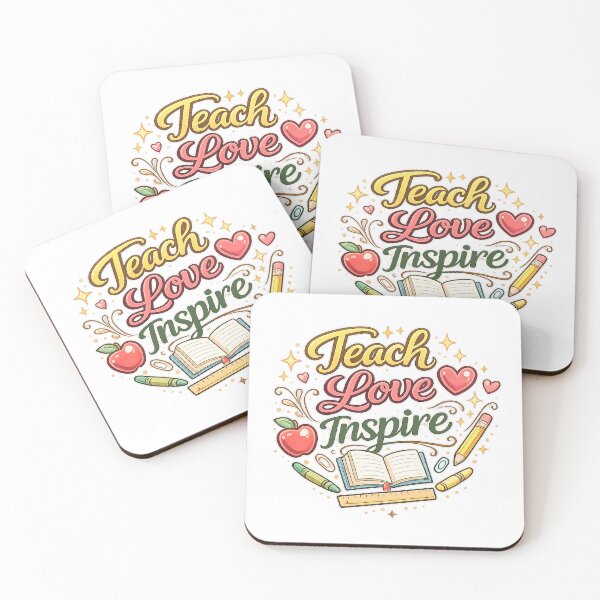 Item preview, Teach Love Inspire Teacher Appreciation Design designed and sold by StyleLap.