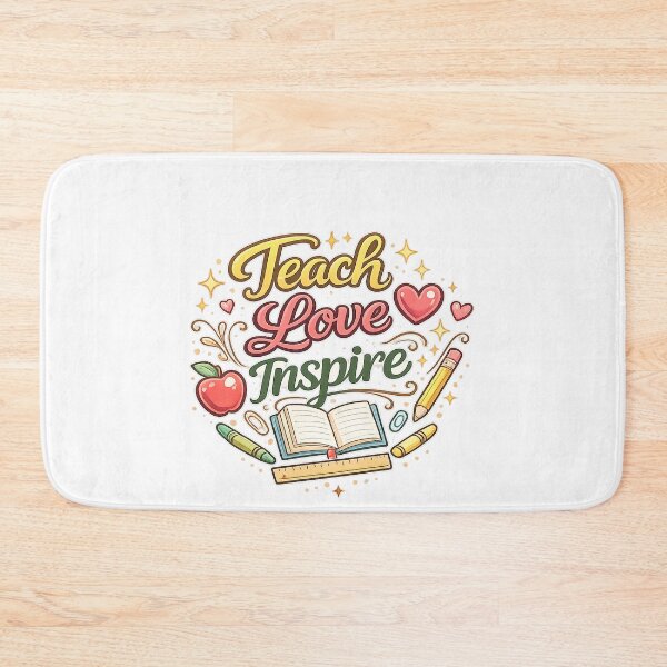 Item preview, Teach Love Inspire Teacher Appreciation Design designed and sold by StyleLap.