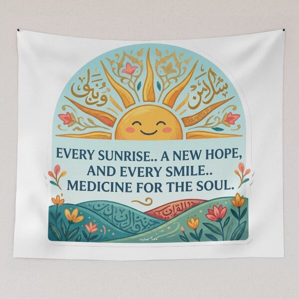 Item preview, Every Sunrise A New Hope - Boho Oriental Sunshine Art designed and sold by zytooFree.