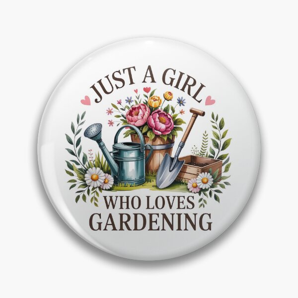 Item preview, Just a Girl Who Loves Gardening  designed and sold by chicdeboutique.