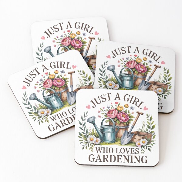 Item preview, Just a Girl Who Loves Gardening  designed and sold by chicdeboutique.