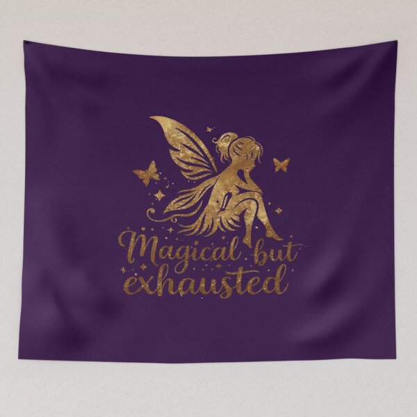 Item preview, Magically Exhausted Fairy Aesthetic Design designed and sold by Path to Somewhere .