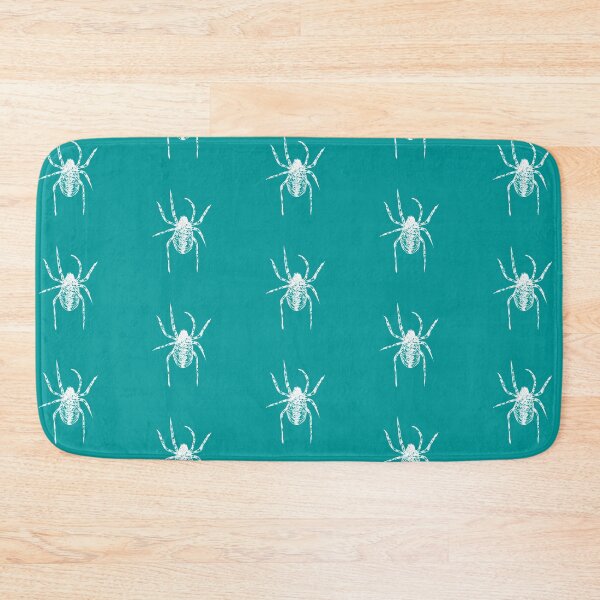 Item preview, Spider, Minimalist Handdrawn Ink Line Drawing Illustration, Turquoise designed and sold by SWSandraWechner.
