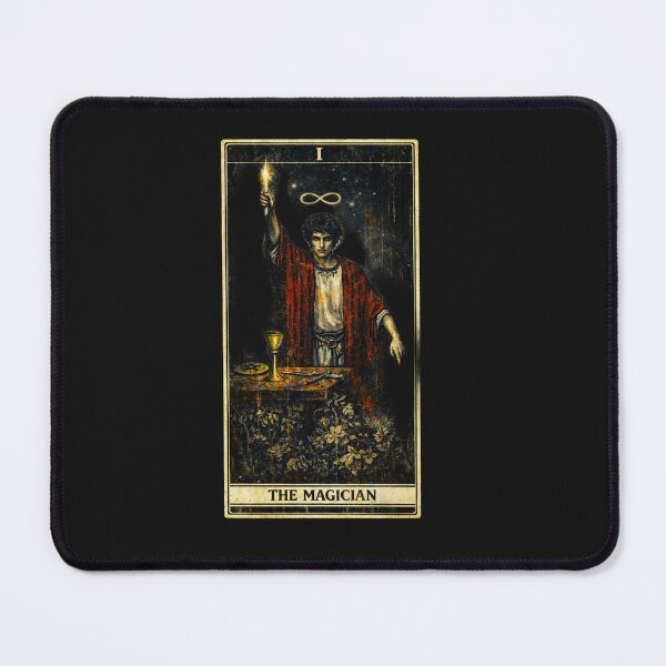 Item preview, The Magician — Dark Tarot Card I | Gothic Occult Art designed and sold by CMLPaintings.