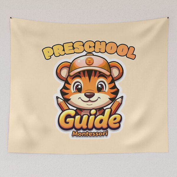 Item preview, Montessori Guide | Cute Tiger Classroom Mascot  designed and sold by PriyaMagic.