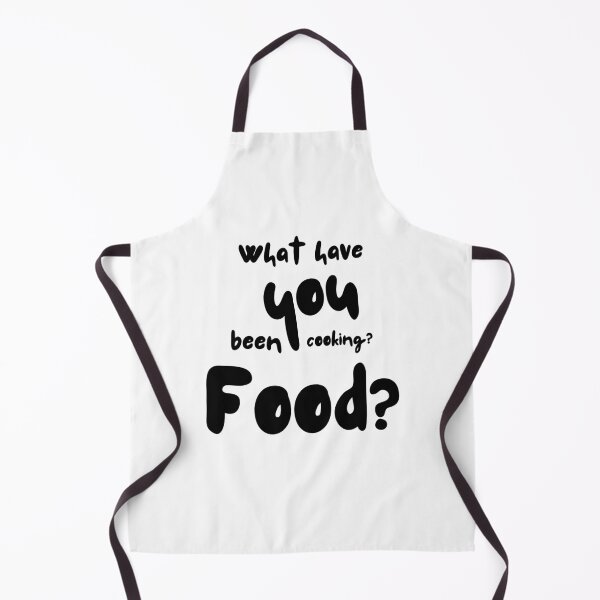 Item preview, What have you been cooking? Food? Victoria Wood quote. designed and sold by DontKnowMuch.
