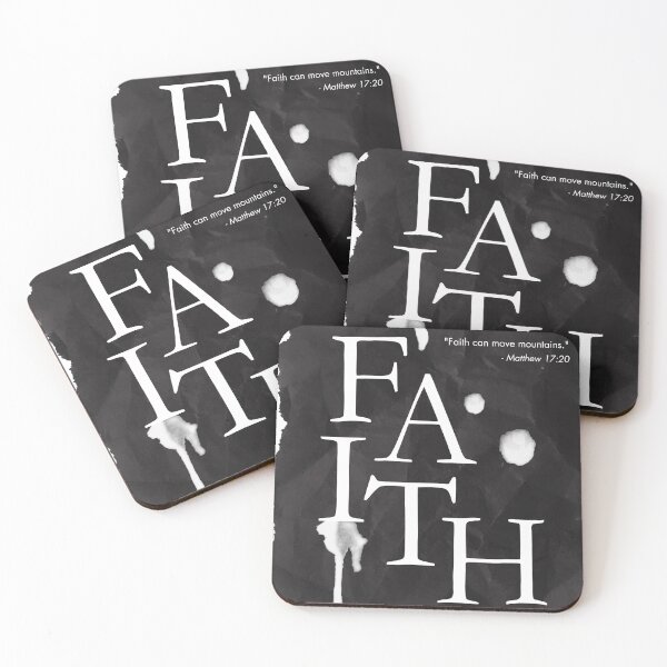 Item preview, Faith Can Move Mountains Bible Verse designed and sold by Shinebright89.