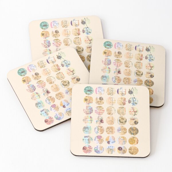 Item preview, Abstract - Art Stamps 1 designed and sold by Qalam&Pixel.