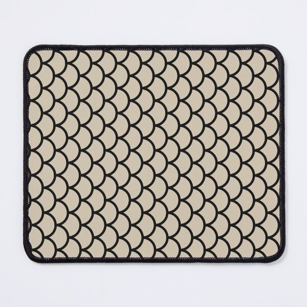 Item preview, Sand And Black Fish Scales Pattern designed and sold by pattern-archive.