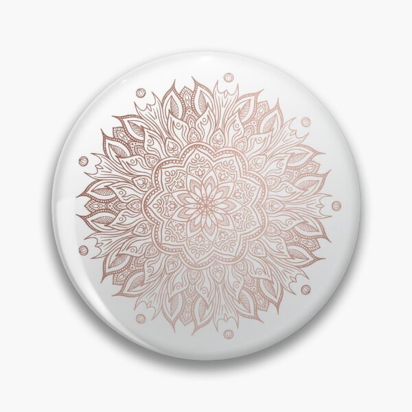 Item preview, Flowing Mandala - Rosegold designed and sold by halconiandesign.