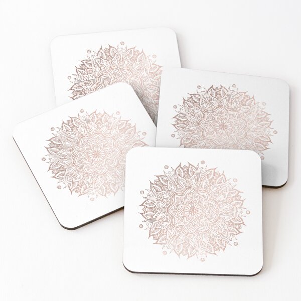 Item preview, Flowing Mandala - Rosegold designed and sold by halconiandesign.