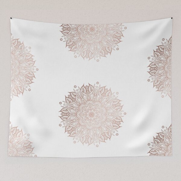 Item preview, Flowing Mandala - Rosegold designed and sold by halconiandesign.