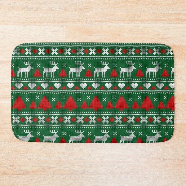 Item preview, Christmas Deer and Tree Knitted Pattern designed and sold by MOONE FLOWER.