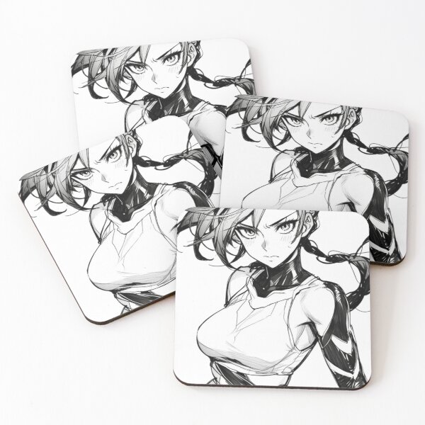 Item preview, Shadow-Bound Duelist: Monochrome Anime Warrior Strike designed and sold by PCGWindom.