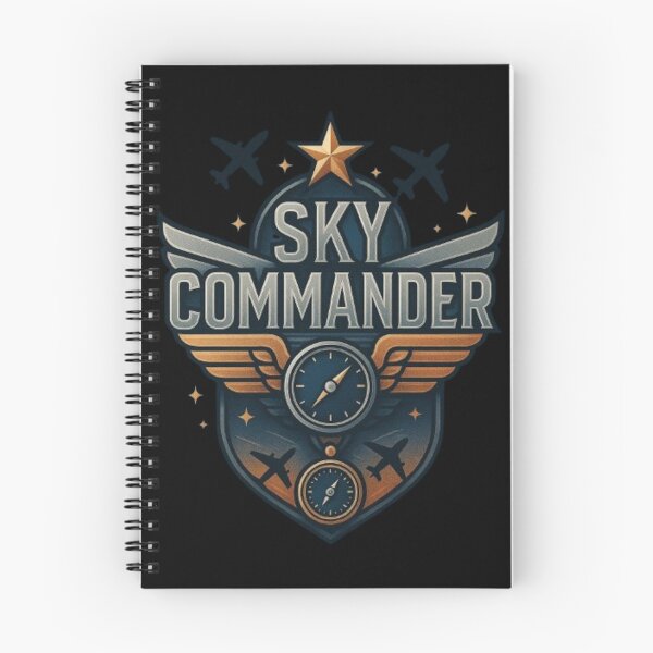 Item preview, Sky Commander Pilot Design, Airline Captain Shirt, Aviation Leader, Aircraft Cockpit, Commercial Pilot, Flight Crew, Airplane Flying, Aviation Lifestyle, Aerospace, Pilot Gift, Air Travel Design designed and sold by Typologystudios.