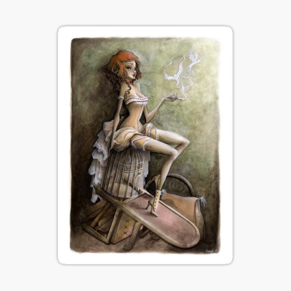Mademoiselle Colombe Sticker