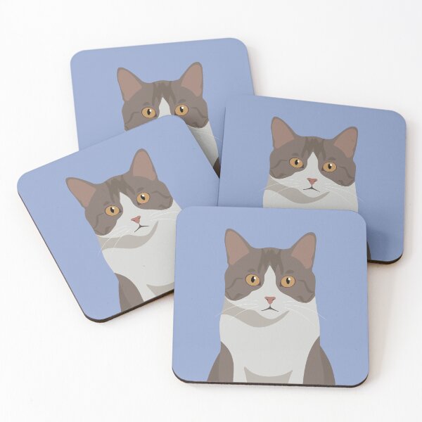 Item preview, Cute Tabby Cat 2D Portrait  designed and sold by JLDxArt.