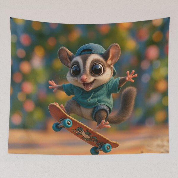 Item preview, Skater Sugar Glider designed and sold by Sillytoe.