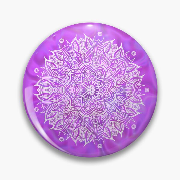 Item preview, Flowing Mandala - Purple Holo designed and sold by halconiandesign.