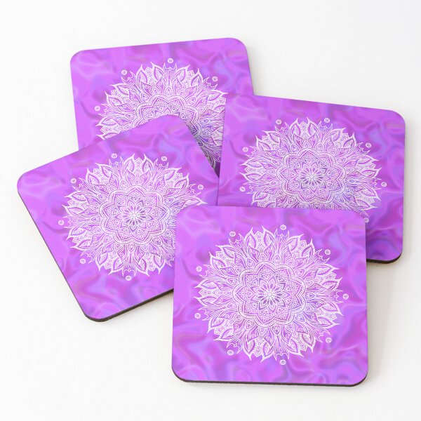 Item preview, Flowing Mandala - Purple Holo designed and sold by halconiandesign.